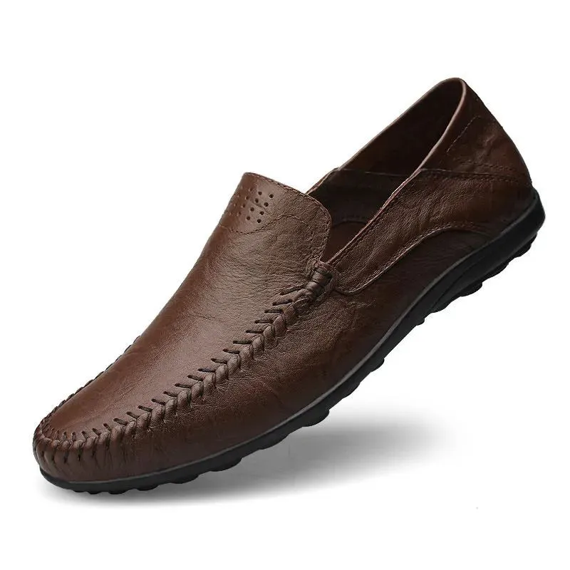 Men Genuine Leather Casual Loafers