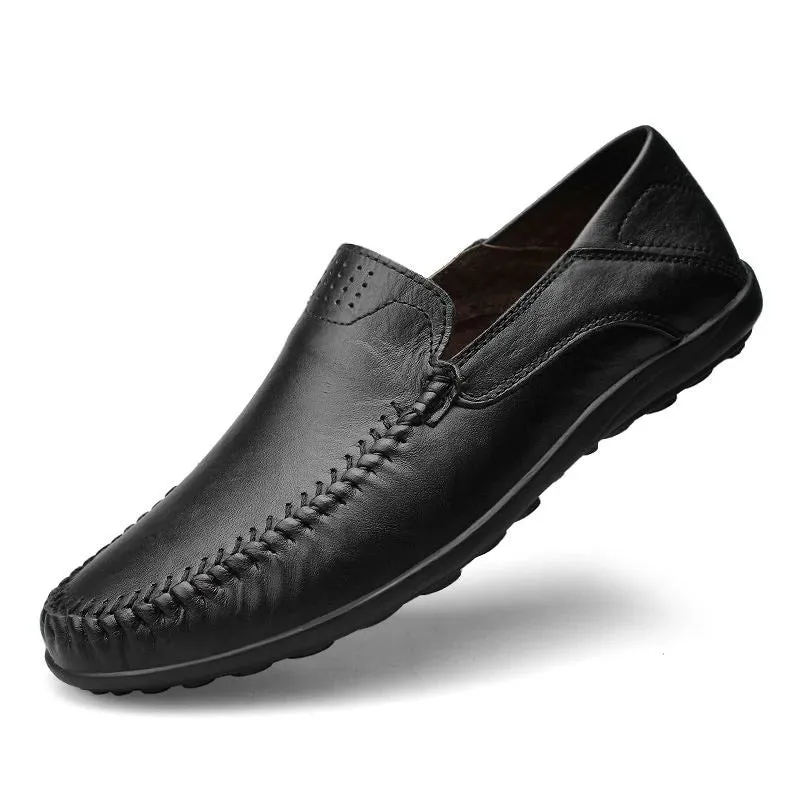 Men Genuine Leather Casual Loafers