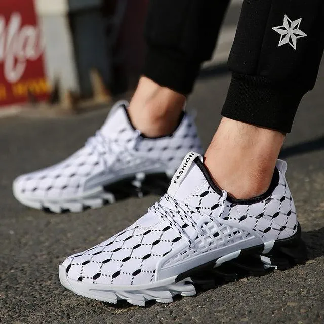 Mens Light Breathable Running Shoes Sneakers