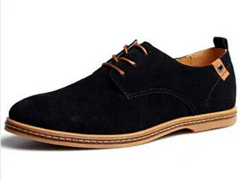 Merkmak Genuine Leather Men's Business Wedding Shoes Fashion 2017 Men Flats Suede Shoes Footwear Moccasin Loafer Formal Shoes