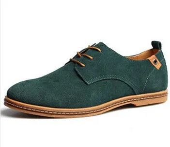 Merkmak Genuine Leather Men's Business Wedding Shoes Fashion 2017 Men Flats Suede Shoes Footwear Moccasin Loafer Formal Shoes