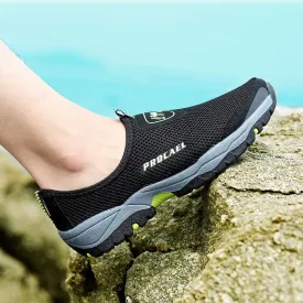 Mesh Shoes Men Sneakers Black Casual Men Loafers Outdoor Slip On Sneakers Men Water Male Footwear