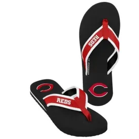 MLB 2014 Mens Color Contour Flip Flops Cincinnati Reds