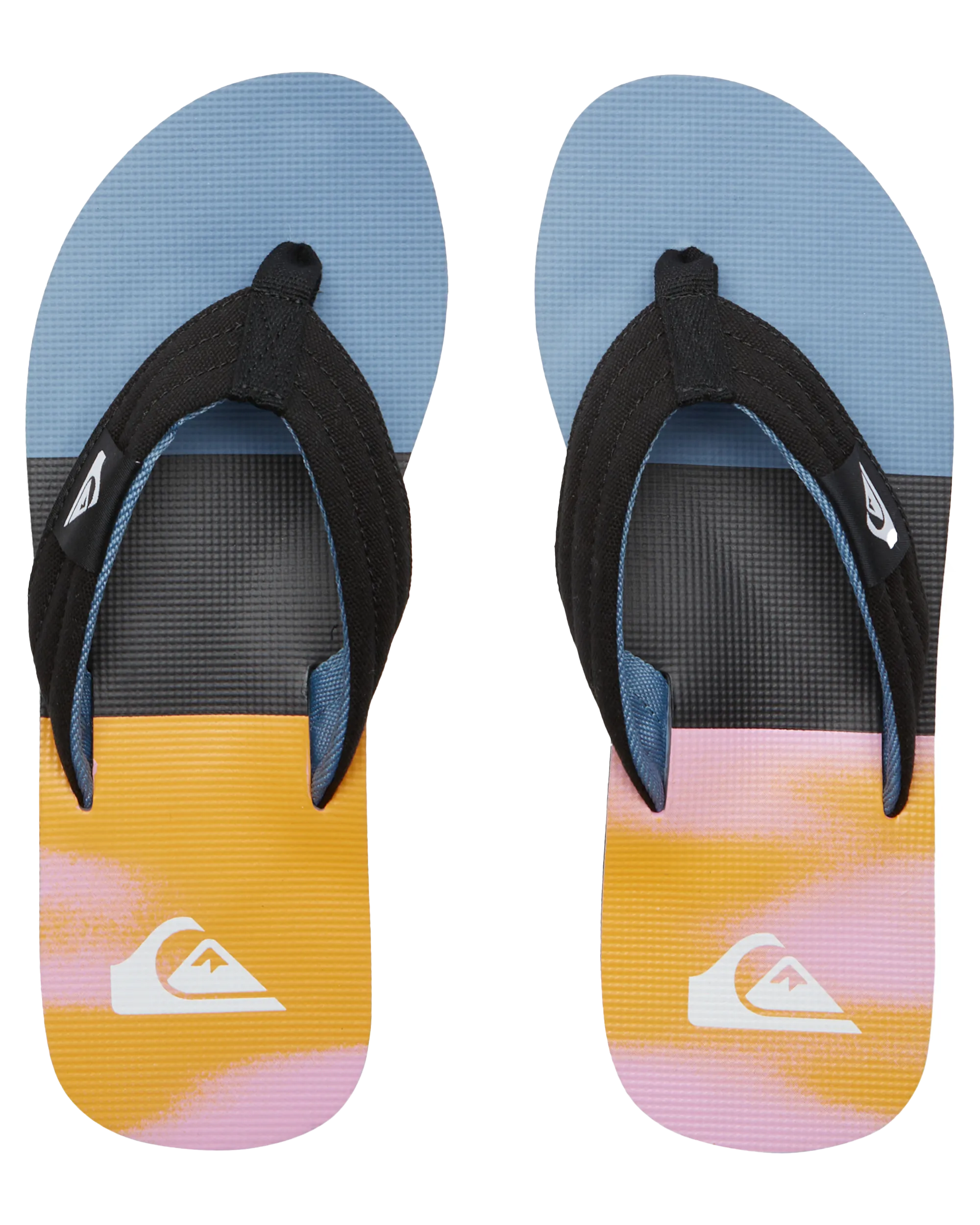 Molokai Layback II Flip Flops in Blue, Blue and Orange