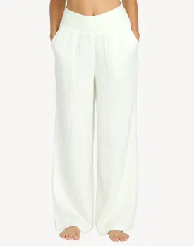 New Waves Gauzy Elastic Pants