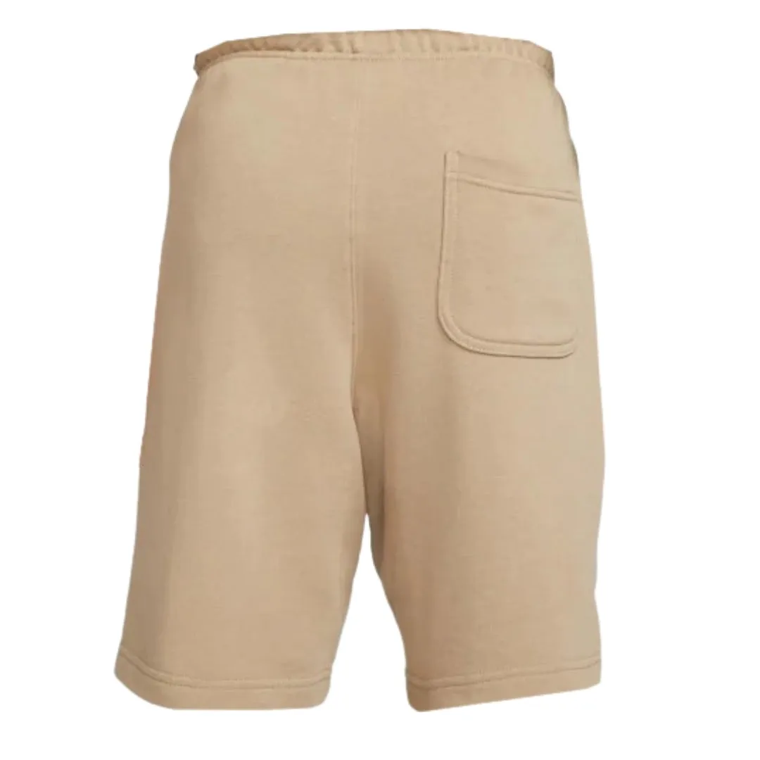 Nike Branded Multicoloured Swoosh Logo Light Brown Shorts