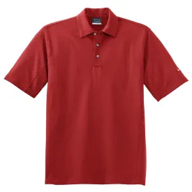 Nike Men's Varsity Red Sphere Dry Short Sleeve Diamond Polo