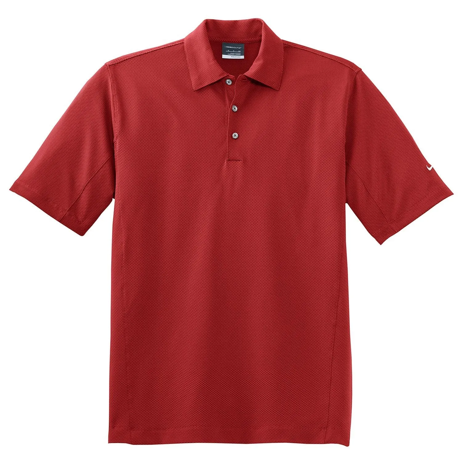 Nike Men's Varsity Red Sphere Dry Short Sleeve Diamond Polo