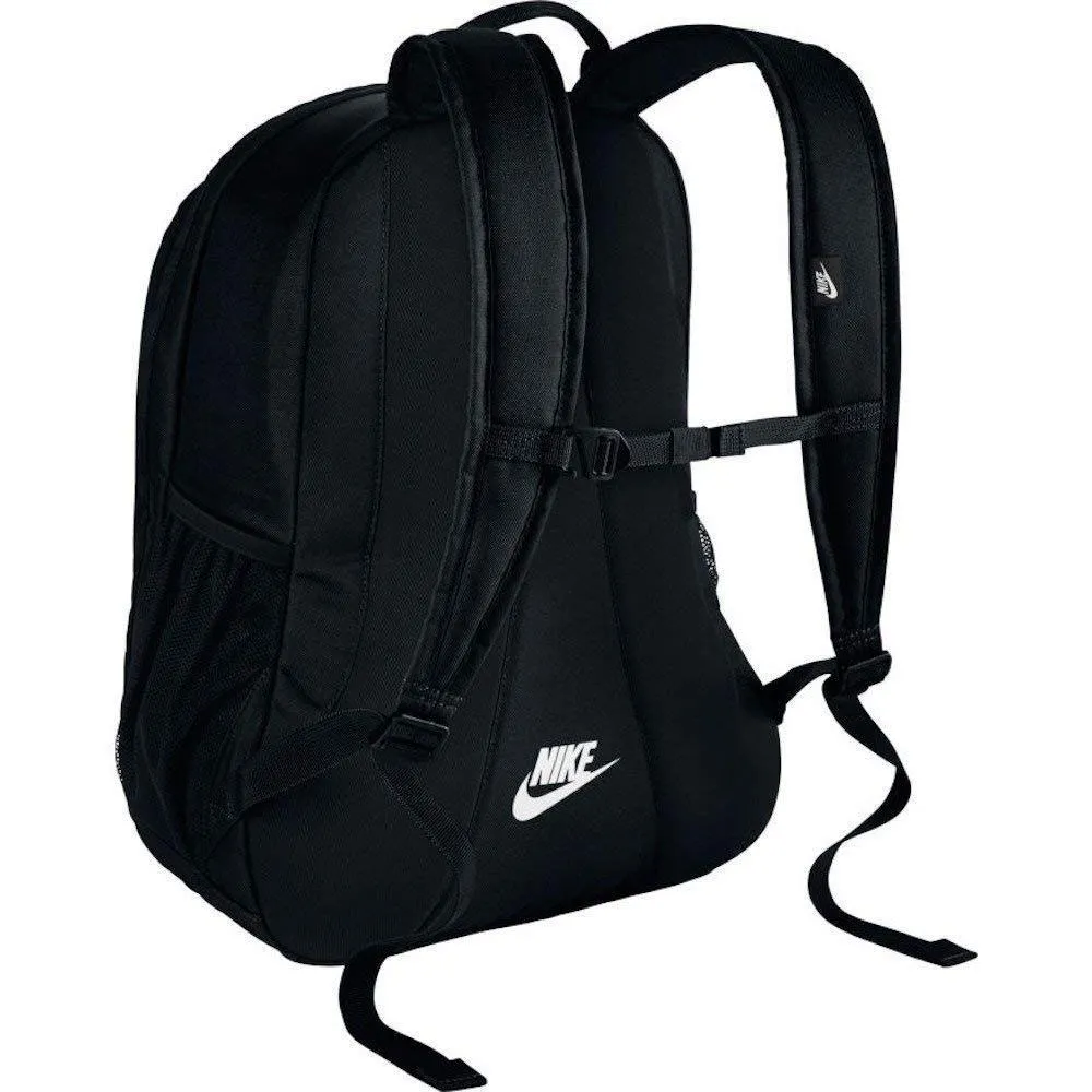 Nike Sportswear Hayward Futura Backpack for Men, Large Backpack with Durable Polyester Shell and Padded Shoulder Straps, Black/Black/White