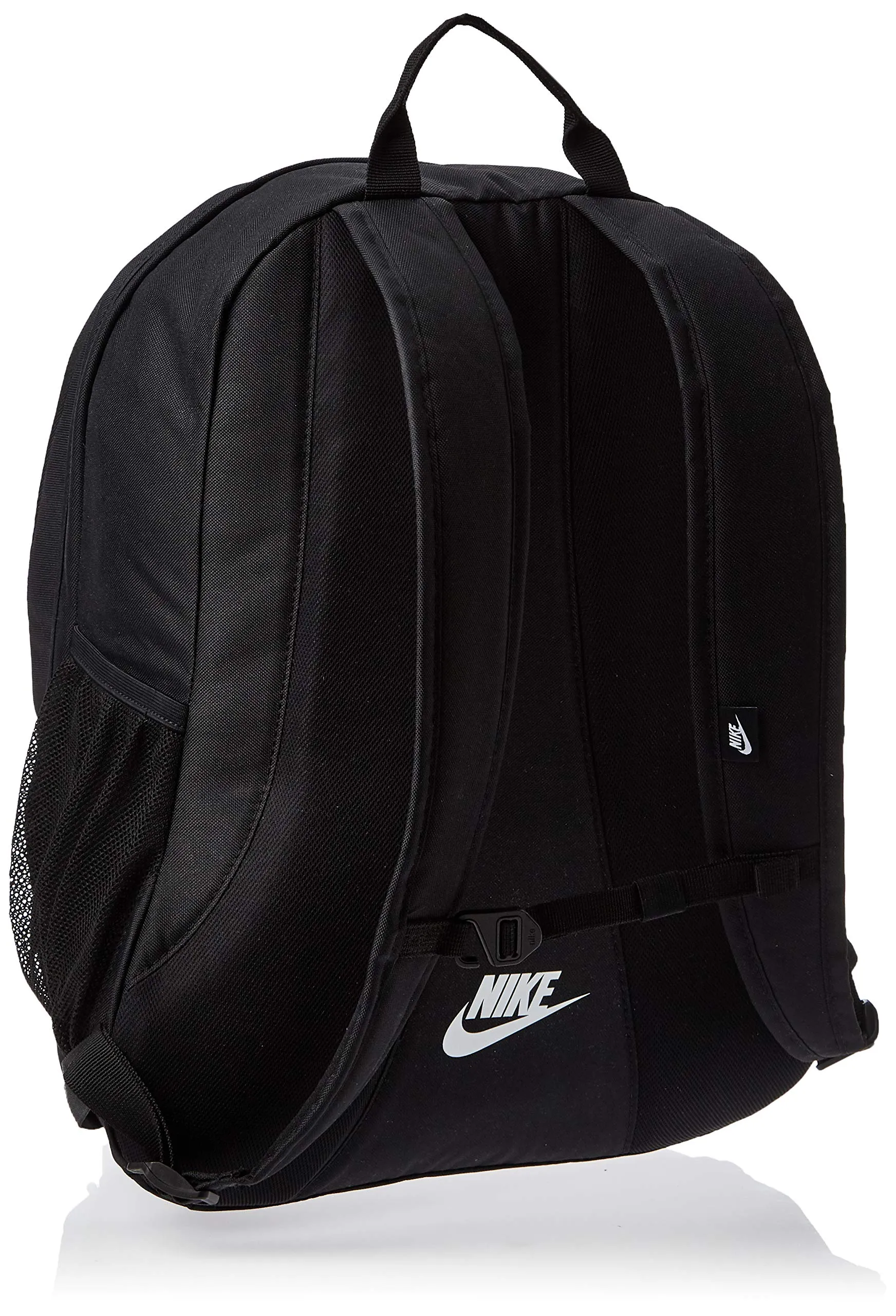 Nike Sportswear Hayward Futura Backpack for Men, Large Backpack with Durable Polyester Shell and Padded Shoulder Straps, Black/Black/White