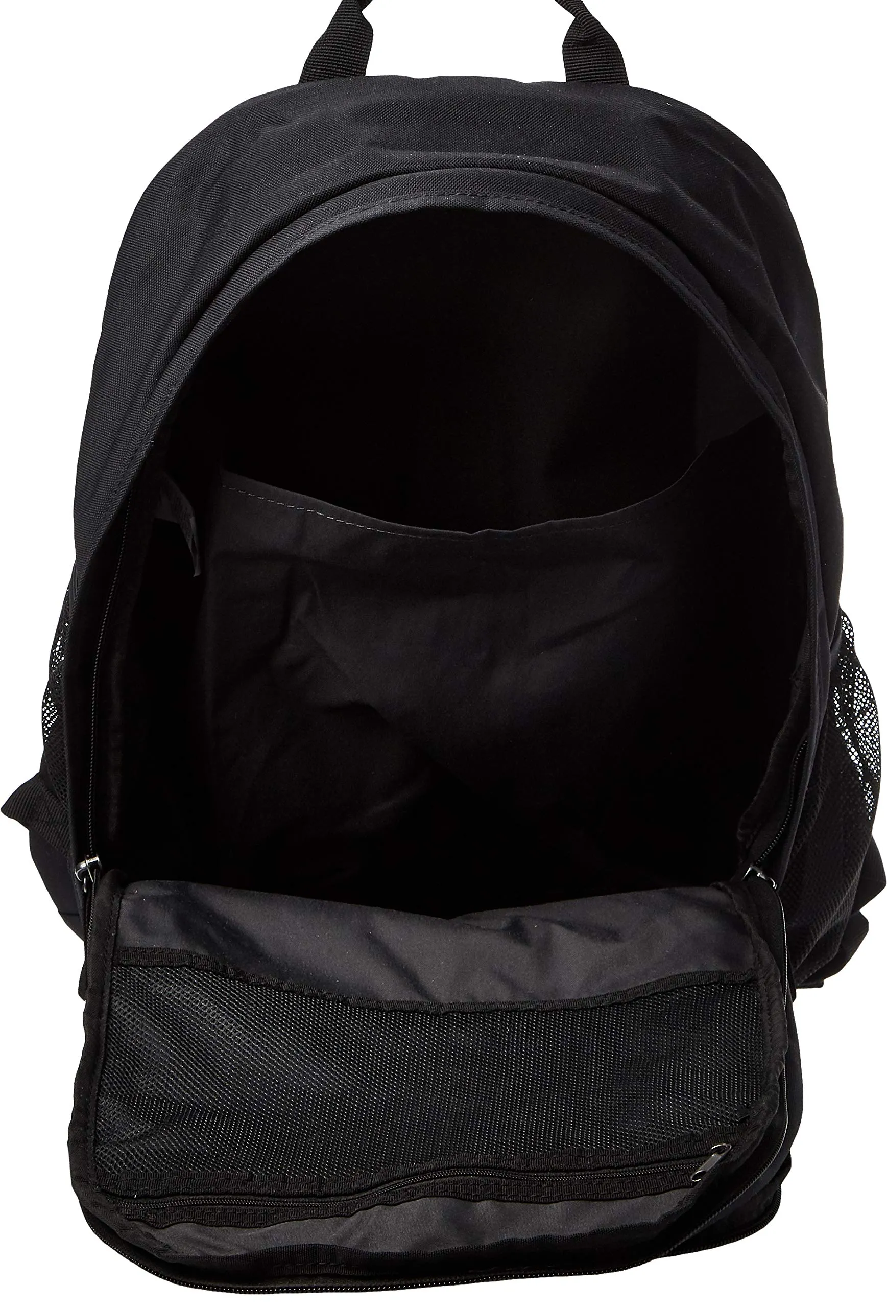 Nike Sportswear Hayward Futura Backpack for Men, Large Backpack with Durable Polyester Shell and Padded Shoulder Straps, Black/Black/White