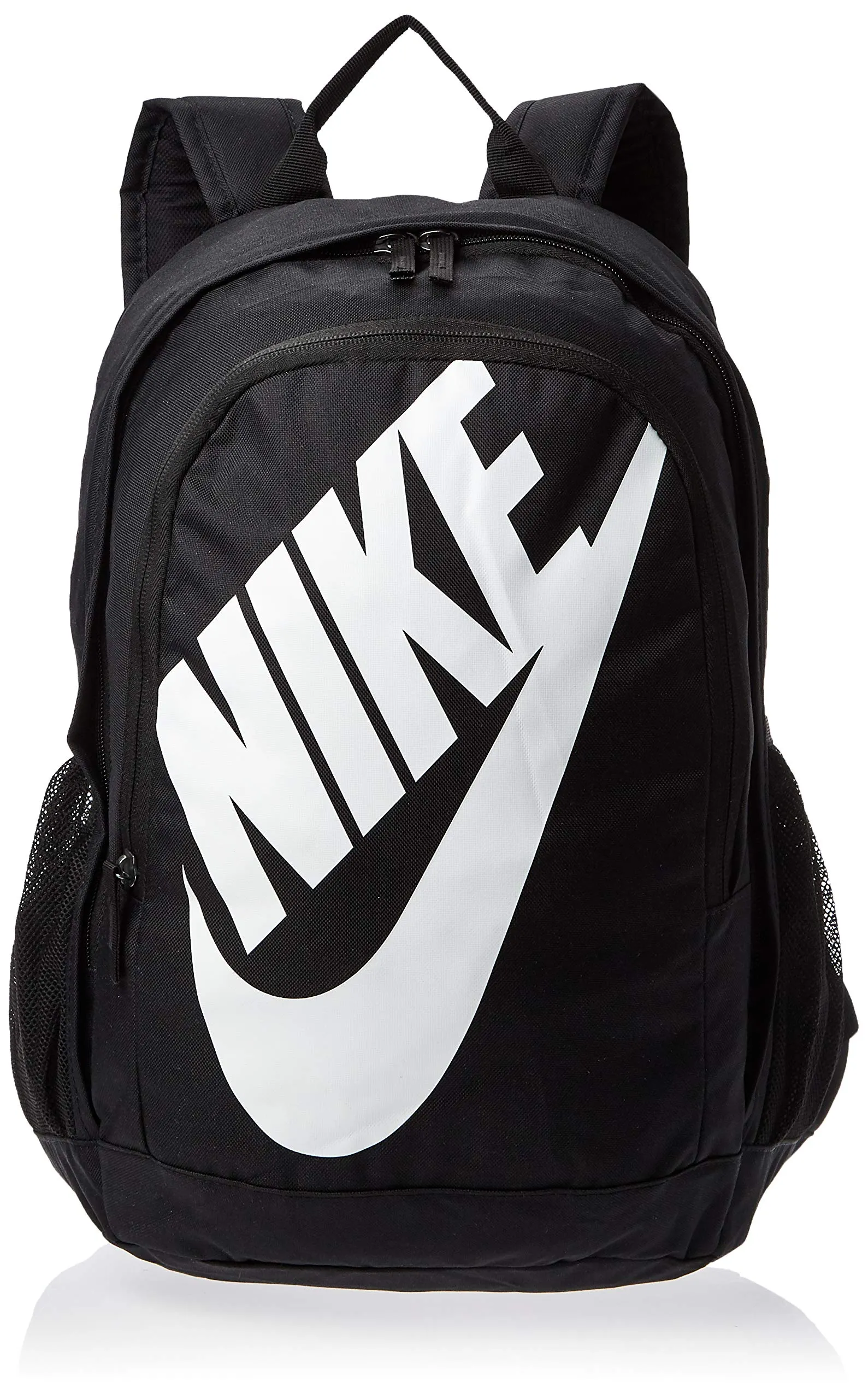 Nike Sportswear Hayward Futura Backpack for Men, Large Backpack with Durable Polyester Shell and Padded Shoulder Straps, Black/Black/White