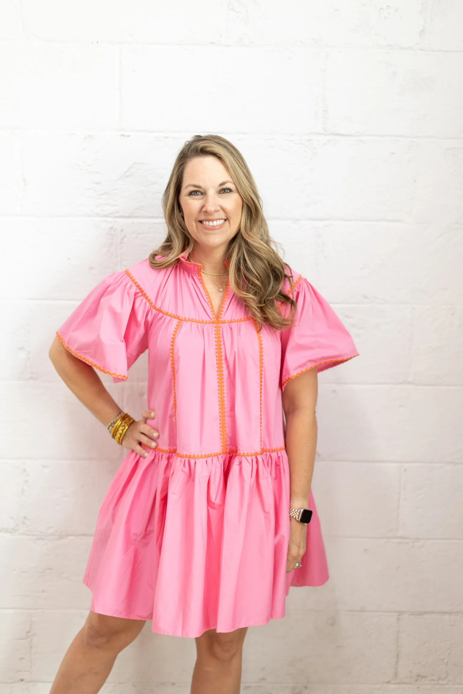 Pink Tier Dress