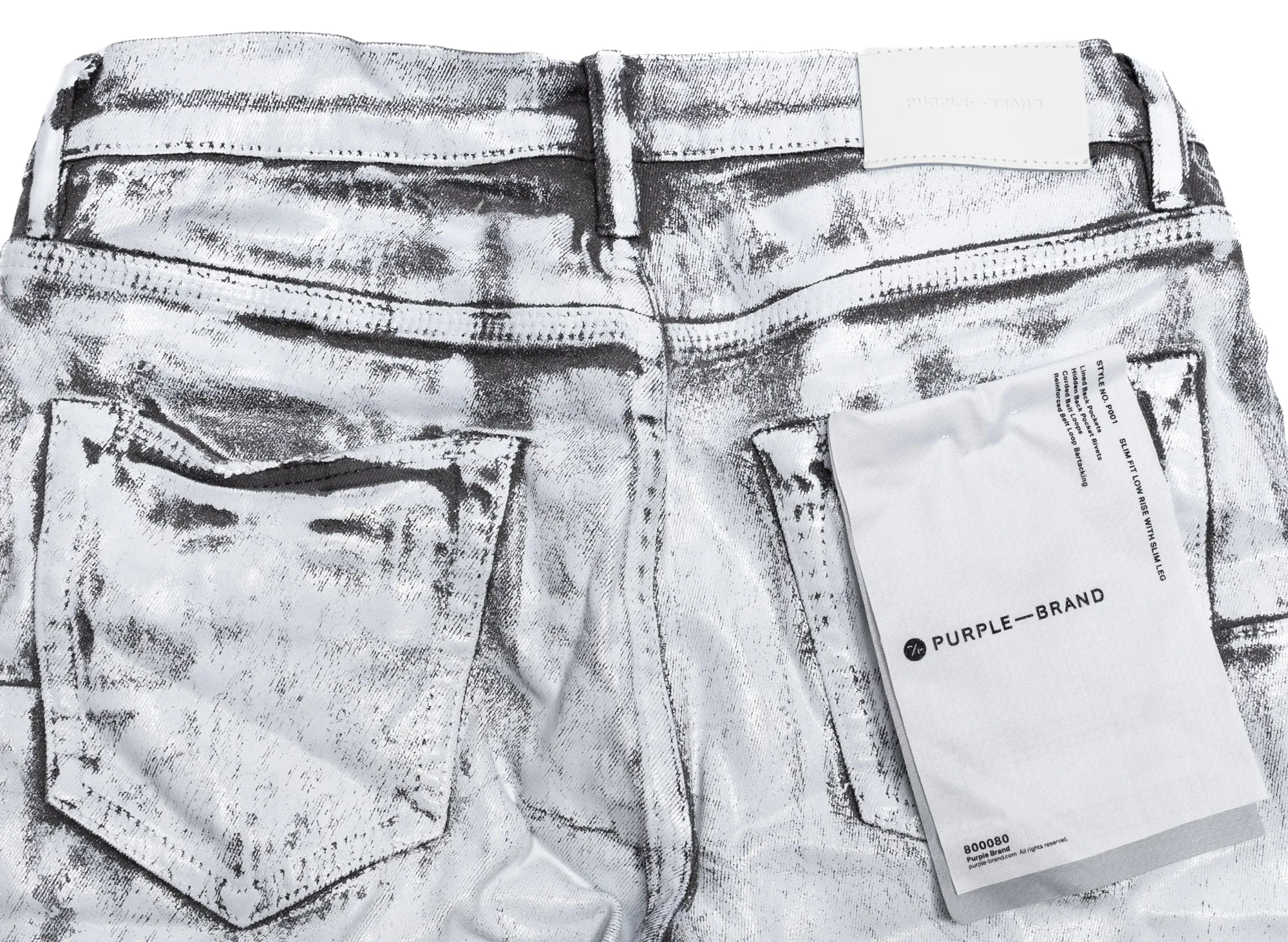 Purple Brand Overdye Foil Jeans