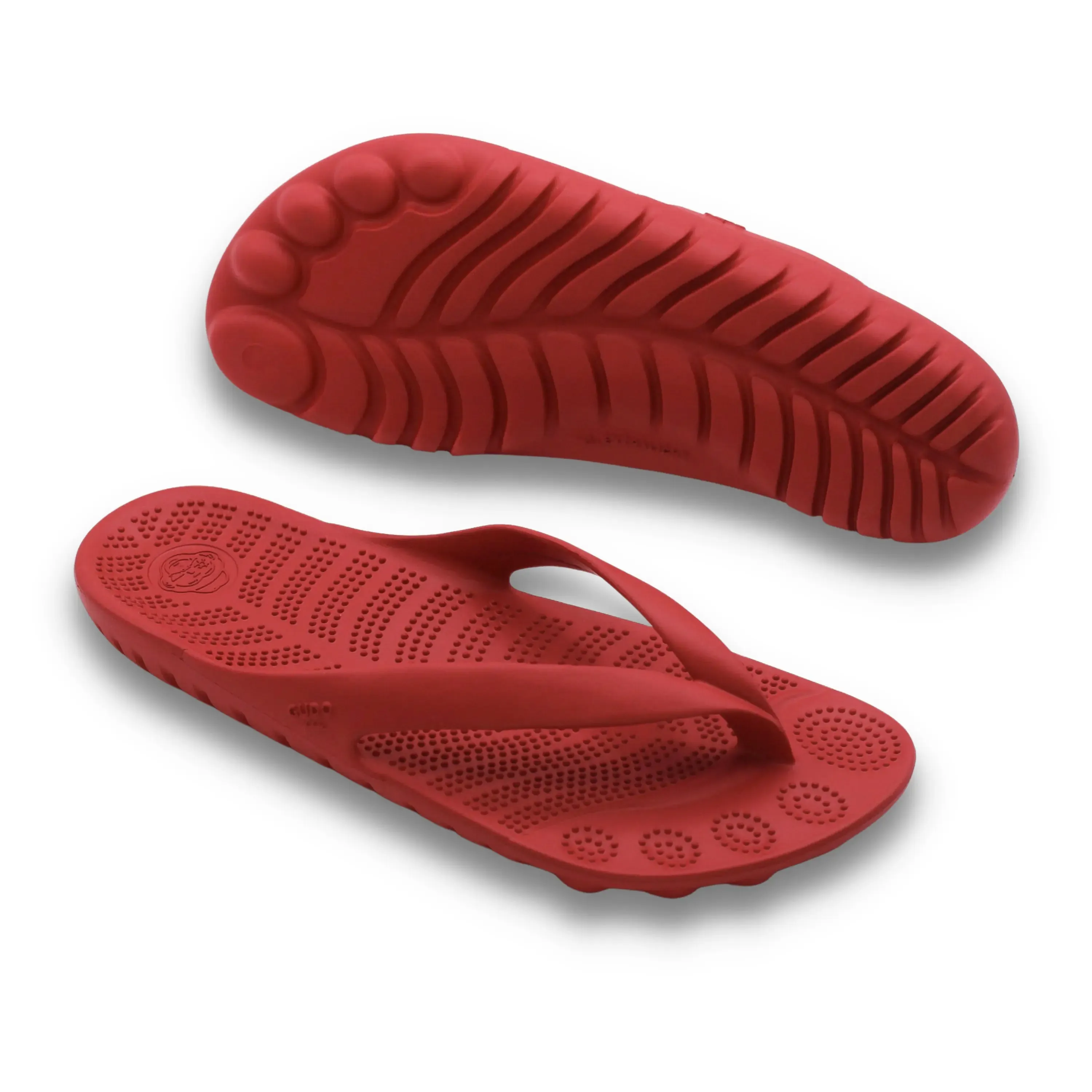 Red Ocean Breeze Comfort Sandals with Waterproof Drybag