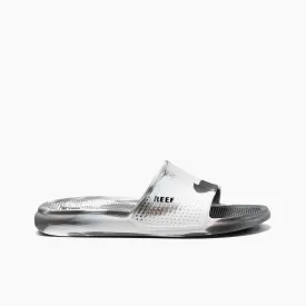 Reef Oasis Slide White Grey Marble