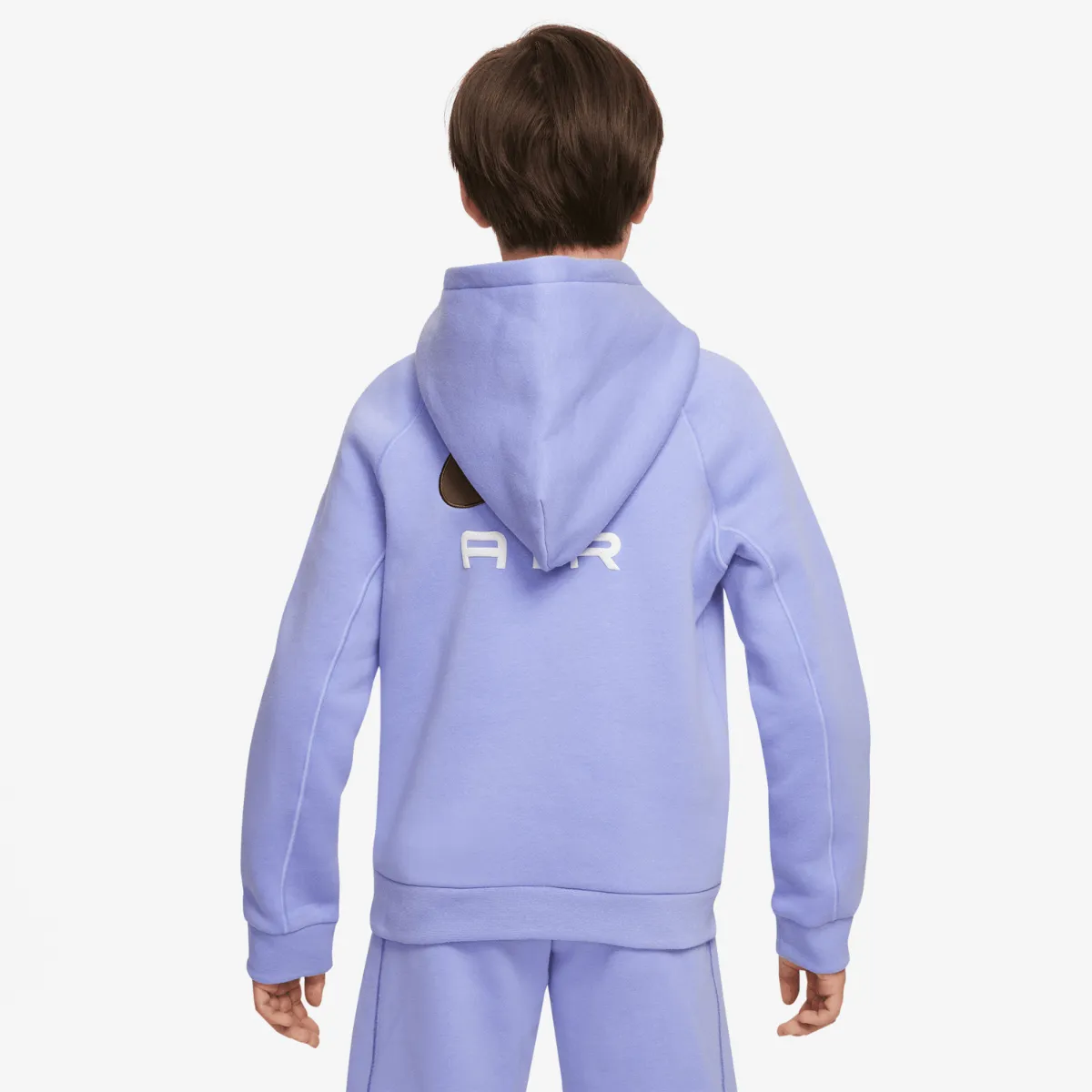 Sweat à Capuche Nike Air Junior - Violet/Marron/Blanc
