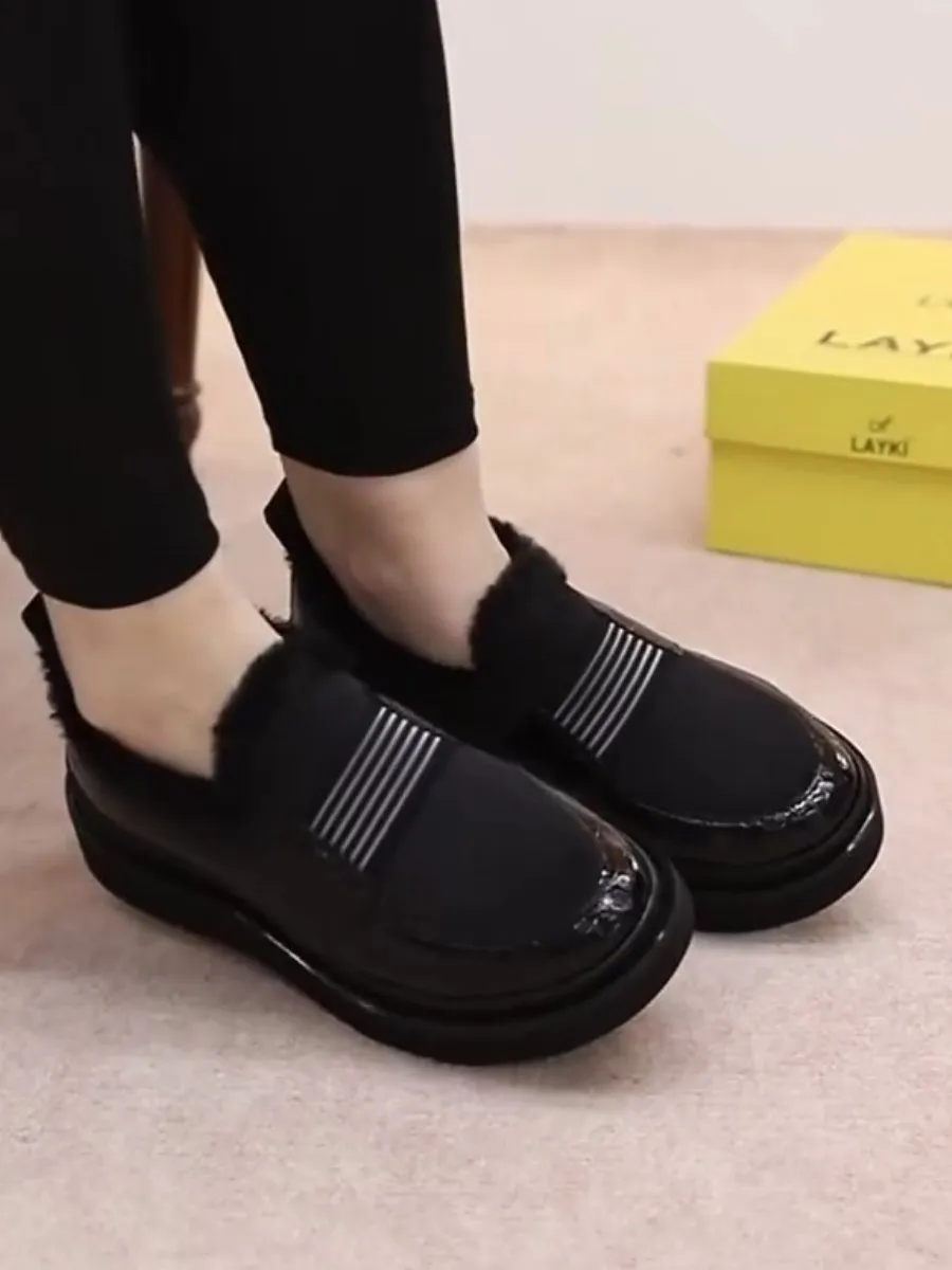 Thick-soled Soft Velvet Sneakers