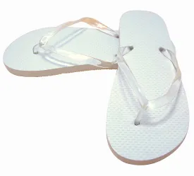 White Flip Flops - EVA £1.10 Sale