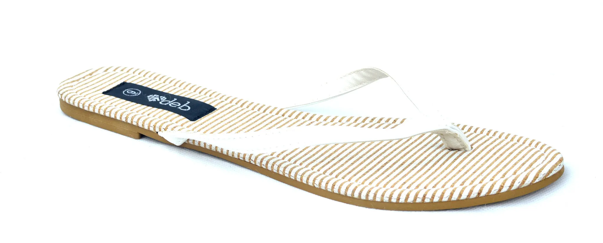 womens-ladies-stripe-pattern-flat-sandle-flip-flops-summer-flat-shoes-ch-sc-1503