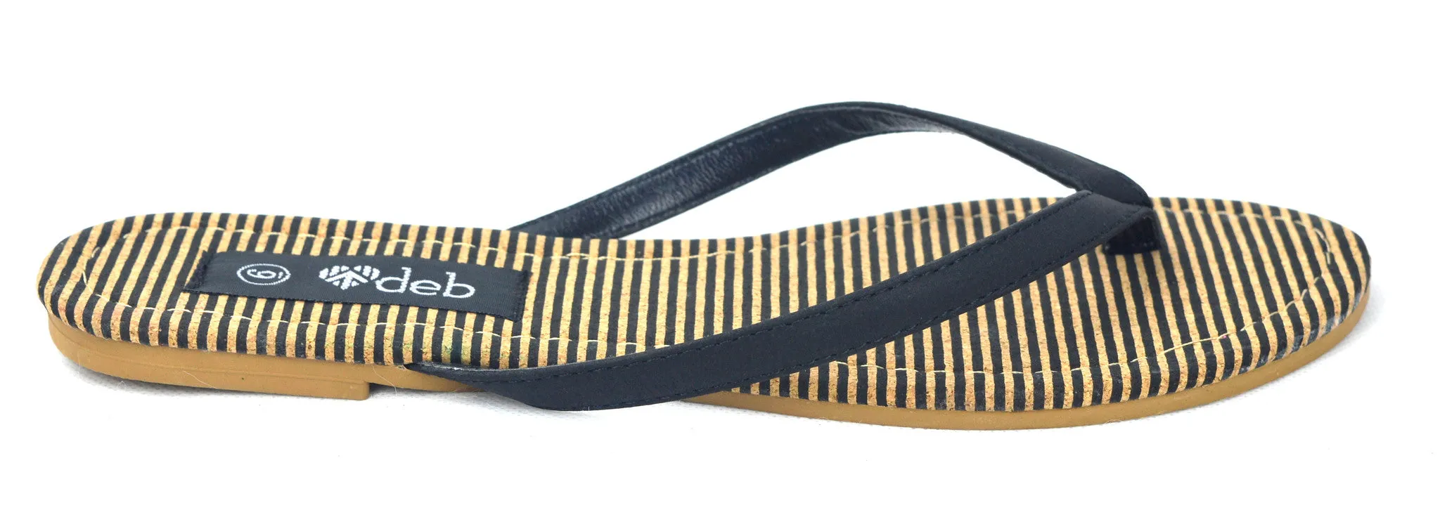 womens-ladies-stripe-pattern-flat-sandle-flip-flops-summer-flat-shoes-ch-sc-1503