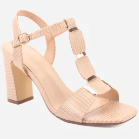 Womens "DIOAR" T-Bar Heeled Party Sandals
